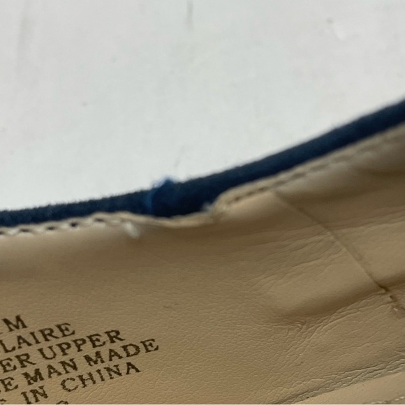 Marc Fisher Claire Navy Blue Suede Leather Pumps Size 11 - Picture 9 of 10